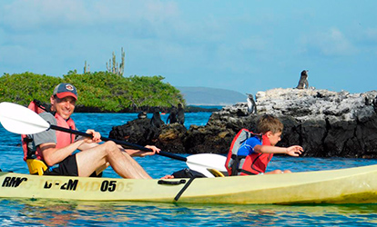 Caiaque ilha isabela Galápagos